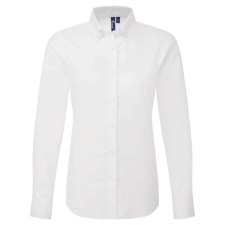 Premier PR384 SUPREME’ OXFORD WOMEN’S LONG SLEEVE SHIRT 2XL munkaruha