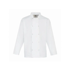 Premier PR665 unisex hosszúujjú szakácskabát fehér -xl premier termék