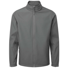 Premier PR810 férfi softshell galléros dzseki elől végig cipzárral Premier, Dark Grey-3XL