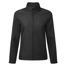Premier PR812 karcsusított Női softshell dzseki elől végig cipzárral Premier, Black-L