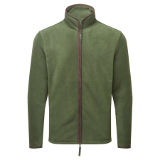 Premier PR823 ARTISAN férfi cipzáras polár pulóver Premier, Moss Green/Brown-L férfi pulóver, kardigán