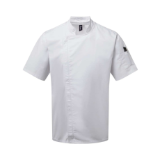 Premier PR906 CHEF'S ZIP-CLOSE SHORT SLEEVE JACKET XS