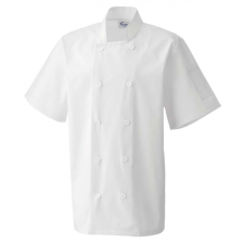 Premier Uniszex kabát Premier PR656 Short Sleeve Chef&#039;S Jacket -L, White női dzseki, kabát