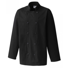 Premier Uniszex kabát Premier PR657 Long Sleeve Chef’S Jacket -XL, Black
