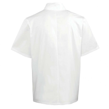 Premier Uniszex kabát Premier PR664 Chef&#039;S Short Sleeve Stud Jacket -3XL, White női dzseki, kabát