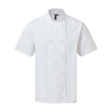 Premier Uniszex kabát Premier PR902 Chef&#039;S Coolchecker Short Sleeve Jacket -2XL, White női dzseki, kabát