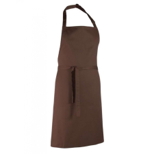 Premier Uniszex kötény Premier PR150 Colours Collection’ Bib Apron -Egy méret, Brown női ruházati kiegészítő