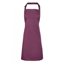 Premier Uniszex kötény Premier PR150 Colours Collection’ Bib Apron -Egy méret, Burgundy női ruházati kiegészítő