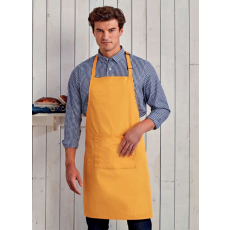Premier Uniszex kötény Premier PR154 ‘Colours’ Bib Apron With pocket -Egy méret, Light Blue