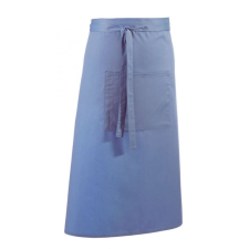 Premier Uniszex kötény Premier PR158 Colours Collection’ Bar Apron With pocket -Egy méret, Mid Blue női ruházati kiegészítő