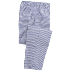 Premier Uniszex nadrág Premier PR552 Chef'S pull-On Trousers -XS, Navy/White Check