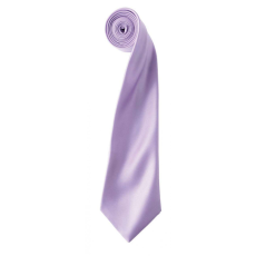 Premier Uniszex Premier PR750 Colours Collection' Satin Tie -Egy méret, Lilac
