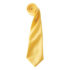 Premier Uniszex Premier PR750 Colours Collection&#039; Satin Tie -Egy méret, Sunflower nyakkendő