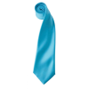 Premier Uniszex Premier PR750 Colours Collection' Satin Tie -Egy méret, Turquoise