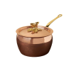  Prémium fazék fedővel, réz, Ruffoni, 2,3 literes, Historia kollekció