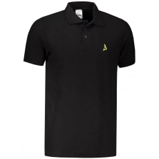  Prémium férfi póló gallérral ALTISPORT ALM002203 FEKETE ÉS ZÖLD méret: XL