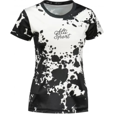  Prémium funkcionális női póló ALTISPORT VOJ/ALW012TR01 FEKETE-FEHÉR méret: S női póló