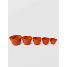 Premium Mercaton® virágcserepek, Műanyag, Barna, 19x13 cm kerti tárolás