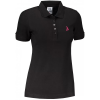  Prémium női póló gallérral ALTISPORT ALW002210 FEKETE RÓZSASZÍN méret: XS