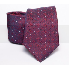  Prémium nyakkendő -  Bordó mintás