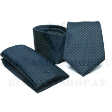  Prémium nyakkendő szett - Kék aprómintás