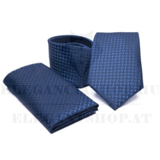  Prémium nyakkendő szett - Kék mintás