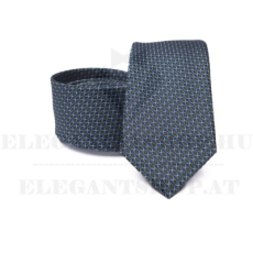  Prémium selyem nyakkendő - Türkízzöld aprómintás