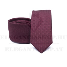  Prémium slim nyakkendő - Bordó aprómintás nyakkendő
