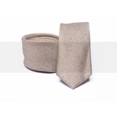  Prémium slim nyakkendő - Drapp
