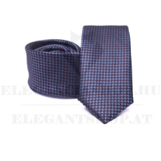  Prémium slim nyakkendő -  Kék pöttyös