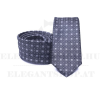  Prémium slim nyakkendő - Kékesszürke kockás