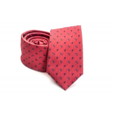  Prémium slim nyakkendő - Piros mintás nyakkendő
