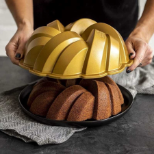  Prémium tapadásmentes sütőforma-Fonott Bundt torta sütés és főzés