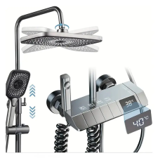  Prémium Zuhanykészlet termosztatikus csappal és LED digitális kijelzővel – CG2703432 csaptelep