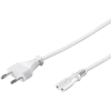 PremiumCord 230V Piskóta Táp Fehér 2m kpspm2w