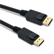 PremiumCord DisplayPort 1.2 M/M, 3m - fekete kábel és adapter