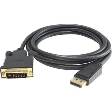 PremiumCord DisplayPort - DVI-D interfész, árnyékolt, 1m kábel és adapter