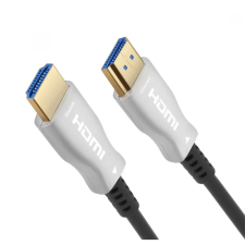 PremiumCord HDMI 2.0 Összekötő Fekete-Ezüst 30m KPHDM2X30 kábel és adapter