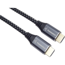 PremiumCord HDMI 2.1 Összekötő Fekete 1m kphdm21s1 (kphdm21s1) kábel és adapter