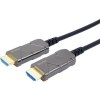 PremiumCord HDMI 2.1 Összekötő Fekete-Bézs 5m kphdm21x05