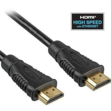 PremiumCord HDMI High Speed + Ethernet kábel, 25 m kábel és adapter