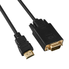 PremiumCord HDMI VGA/D-Sub Átalakító Fekete 2m khcon-50 kábel és adapter