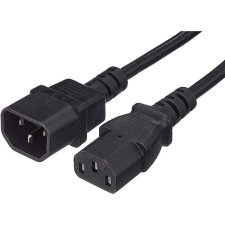PremiumCord hosszabbító 230V AC 1 m kábel és adapter