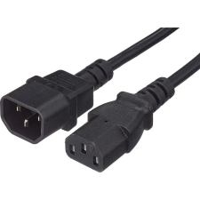 PremiumCord IEC Táp Fekete 50cm kps05 (kps05) kábel és adapter