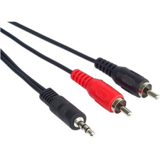 PremiumCord jack M 3,5 -&amp;gt, 2x RCA M 10m audió/videó kellék, kábel és adapter