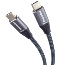 PremiumCord kábel usb 3.2 gen 2x2, c - c, 100w, 5a, 20gbit/s, m/m, 3m, szürke ku31cr3 kábel és adapter
