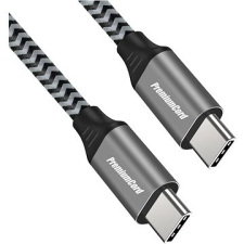 PremiumCord Kábel USB-C M/M, 100 W 20 V/5 A 480 Mbps pamut borítás 1 m kábel és adapter