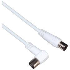 PremiumCord Koax Hosszabbító Fehér 10m KTMF10U kábel és adapter