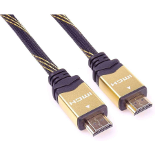 PremiumCord KPHDMET3 HDMI kábel 3 M HDMI A-típus (Standard) Fekete, Arany kábel és adapter