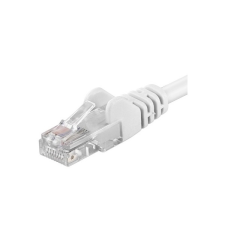 PremiumCord patch kábel utp, cat6, 5m, fehér sp6utp050w kábel és adapter